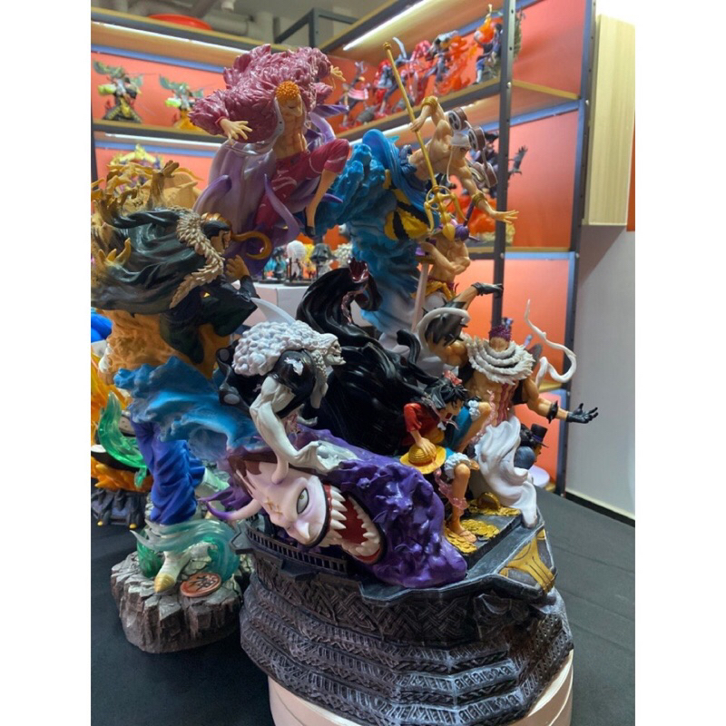 Mô hình Luffy Mũ Rơm cùng các đối thủ siêu nét - mô hình one piece