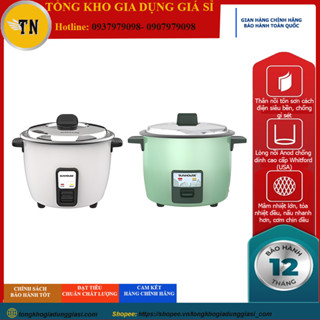 Nồi cơm điện 1.8L Sunhouse vung rời SHD8132 Trắng/ SHD8133 Xanh, Nấu nhanh chín, độ bền cao, vung rời dễ sử dụng