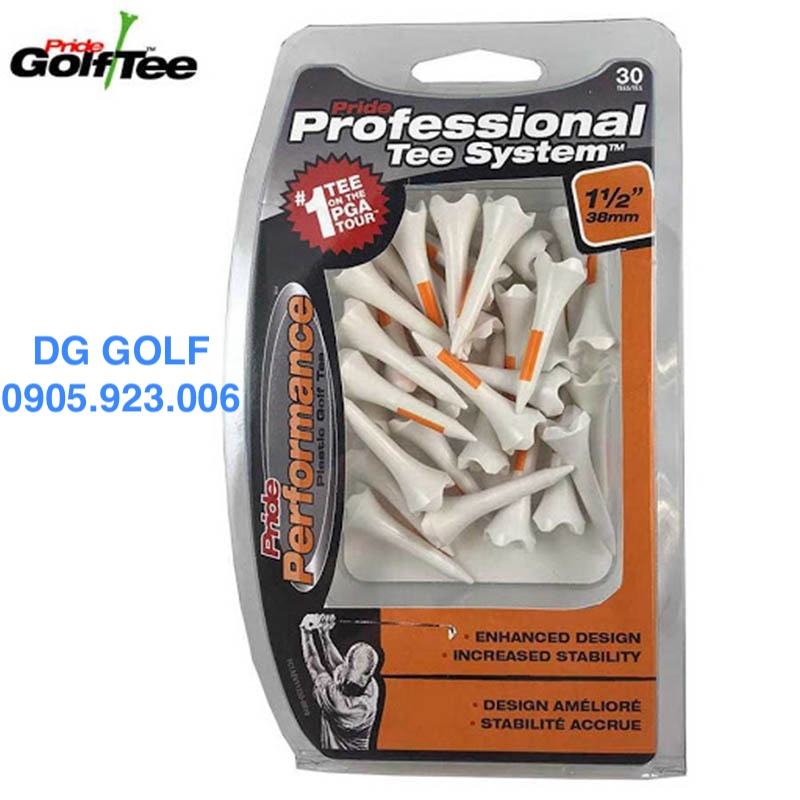 Tee golf  Tee Pride Professional System  - 1 1.2 38 mm 2 3/4 - 3 1/4