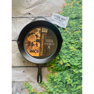 chảo gang lodge đường kính 30.5cm đáy hình