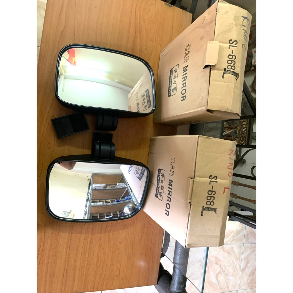 Gương  Chiếu Hậu, Gương Cầu Bắt Cho Xe KIA Rhino, Canter,...kiểu bắt xỏ ngang Loại Xịn Hàn Quốc