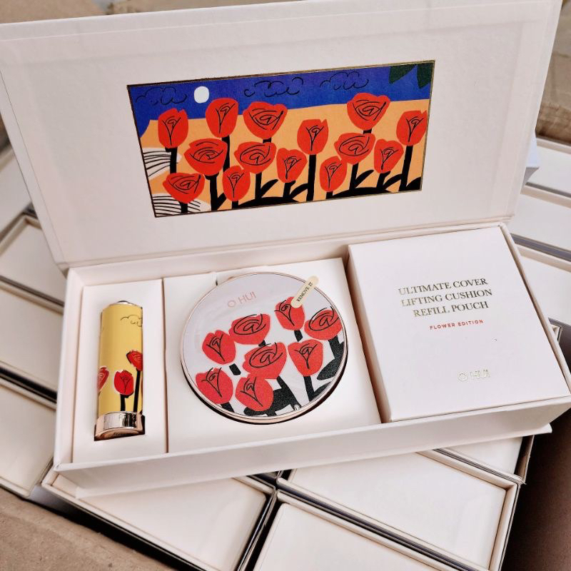 Set Phấn nước Ohui Ultimate Cover Lifting Cushion SPF50+/PA+++