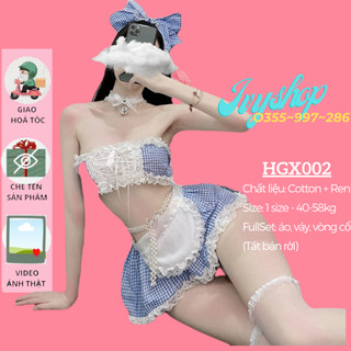 Bộ Đồ Ngủ Cosplay Hầu Gái HÀNG CAO CẤP - HGX002 - Váy Ngủ Sexy Cosplay Cô Giúp Việc Gợi Cảm