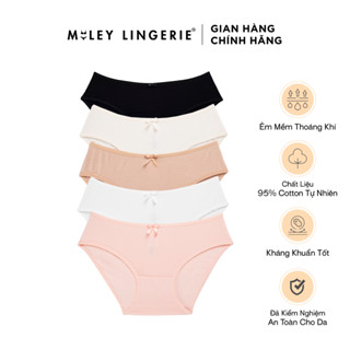 Bộ 5 Quần Lót Nữ Kháng Khuẩn Chất Liệu Modal Tự Nhiên Miley Lingerie BCS04