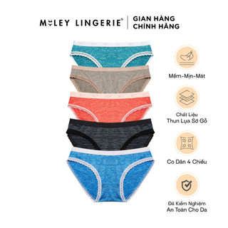 Combo 5 quần lót thun lạnh sớ gỗ mysterious miley lingerie fws1110 màu ngẫu nhiên