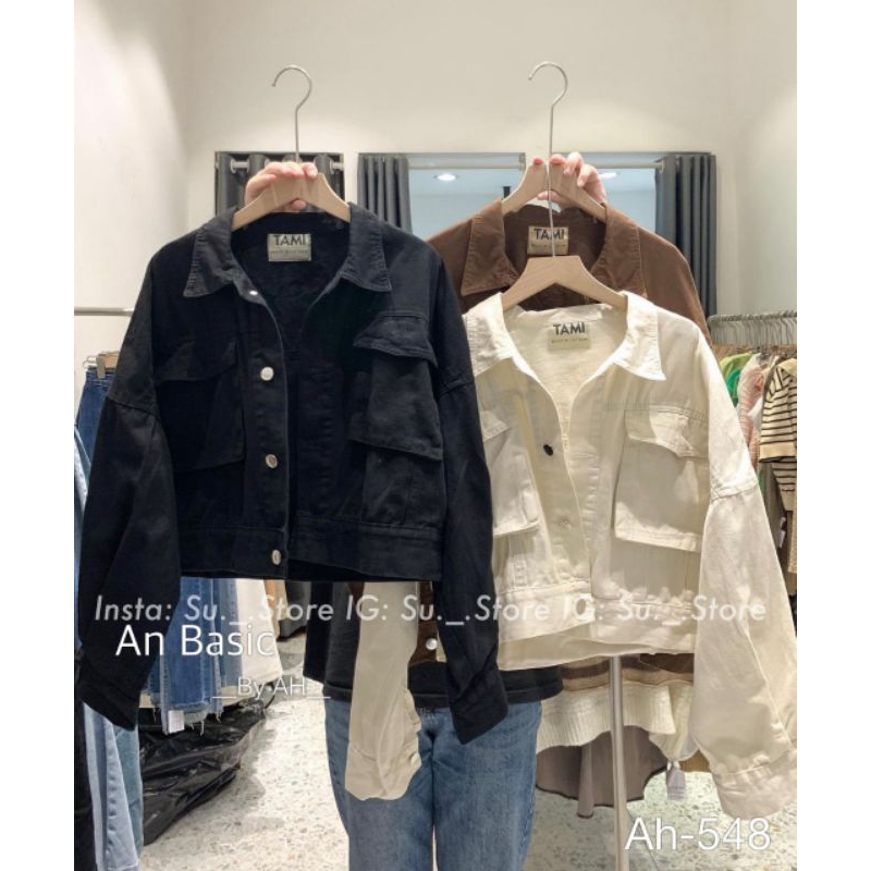 ÁO KHOÁC JEAN CROPTOP