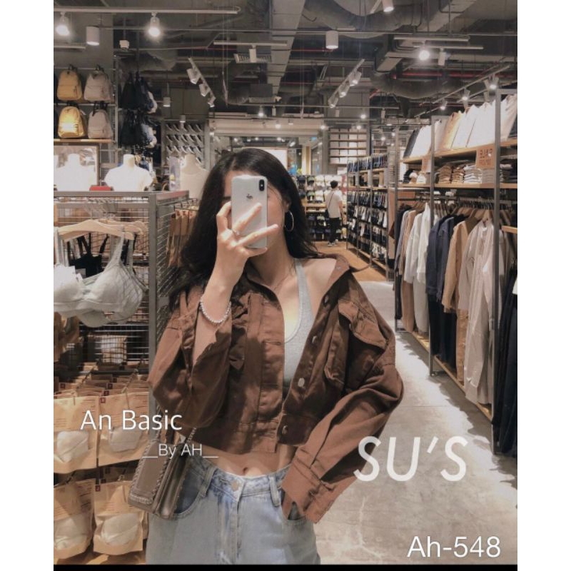 ÁO KHOÁC JEAN CROPTOP