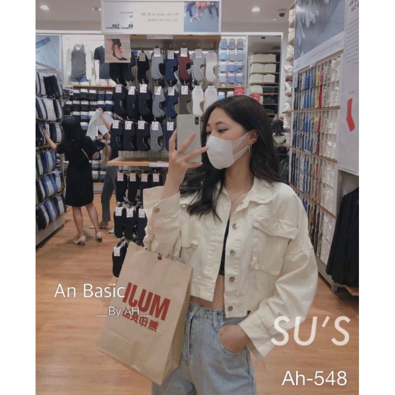 ÁO KHOÁC JEAN CROPTOP