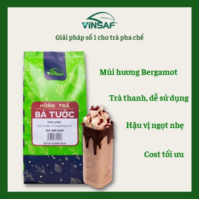 HỒNG TRÀ BÁ TƯỚC VINSAF 500gr