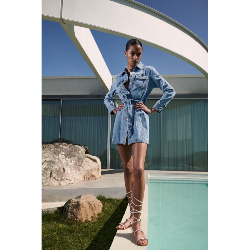 Váy zara jeans auth