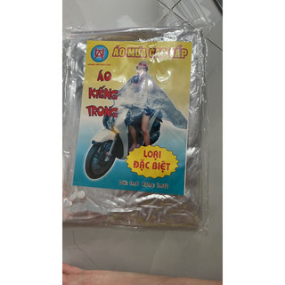 Áo mưa cánh dơi trong suốt ( kèm ảnh thật - LOẠI DÀY, ĐẶC BIỆT )