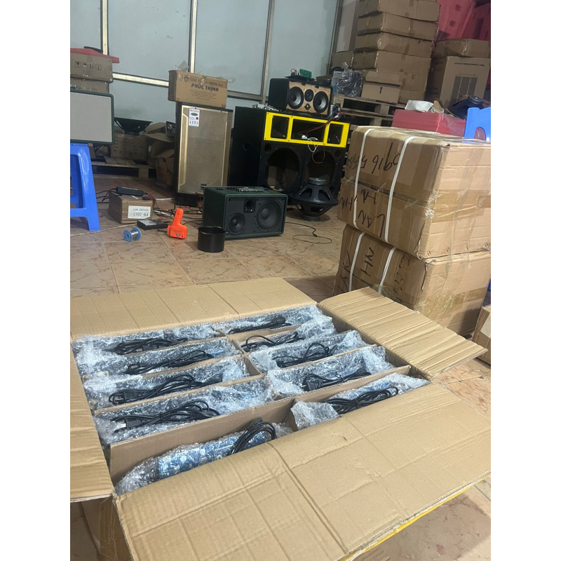Bo mạch loa kéo bass40 , 3 đường tiếng tặng kèm dây nguồn sạc
