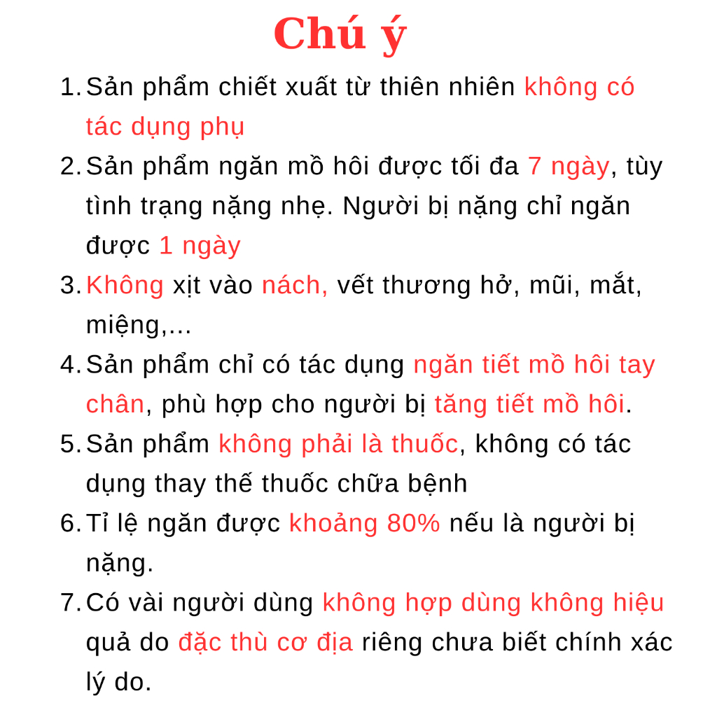 Xịt ngăn mồ hôi tay, Mồ hôi chân, Mùi hôi chân, phù hợp cho người bị tăng tiết mồ hôi. Xịt mồ hôi tay chân MaLi 30 ml.
