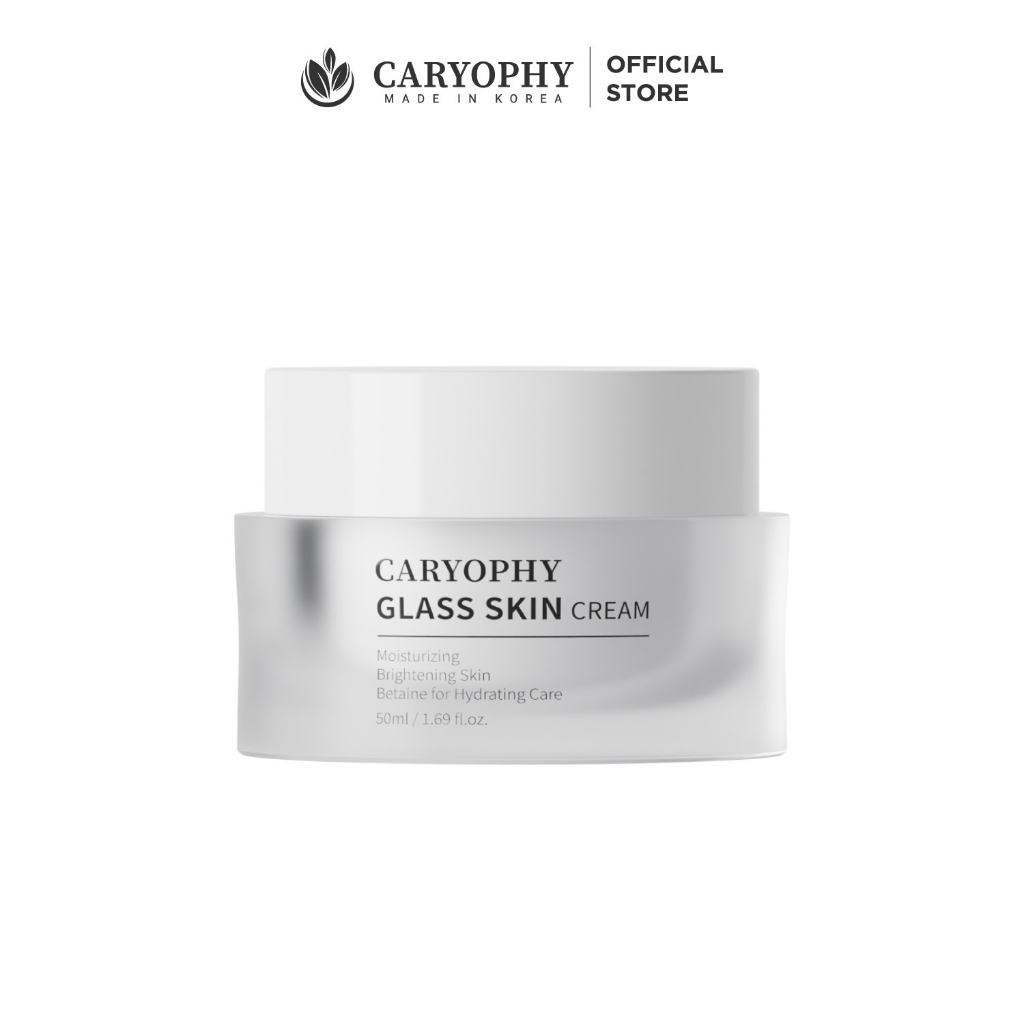 Trọn bộ dưỡng ẩm trắng sáng da Caryophy Glass skin