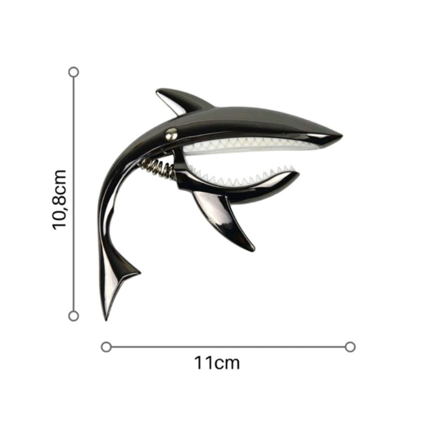 Kẹp capo guitar cá mập cao cấp dành cho đàn ghita acoustic, classic
