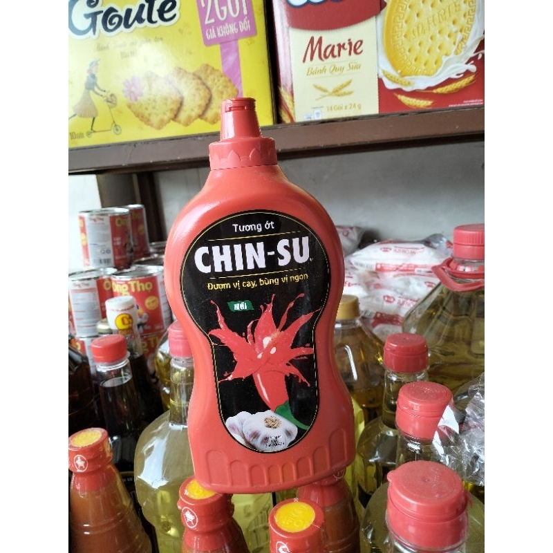 Tương Ớt Chinsu chai 1kg siêu to