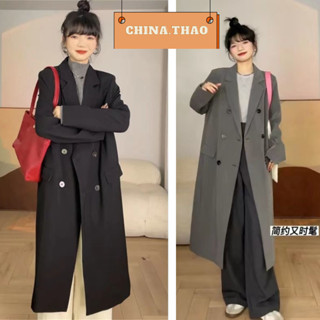 Áo măng tô nữ dáng dài dày dặn 2 lớp hàng QC đã kèm ảnh thật