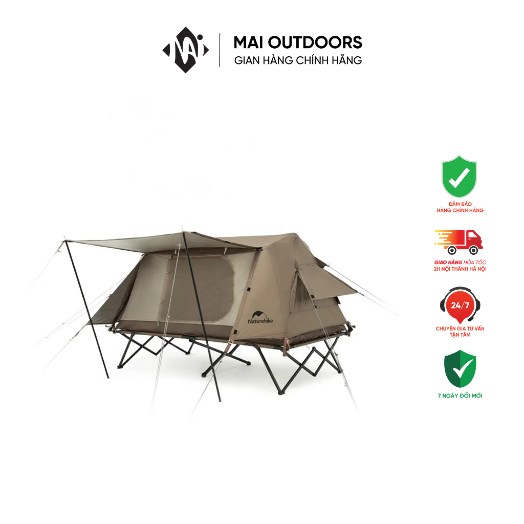 Lều tự động có mái che kiểu chữ A NatureHike CNH22ZP001