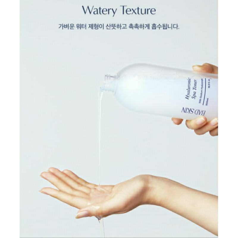 Nước hoa hồng Badskin Hyaluronic spa Tone 500ML | BigBuy360 - bigbuy360.vn