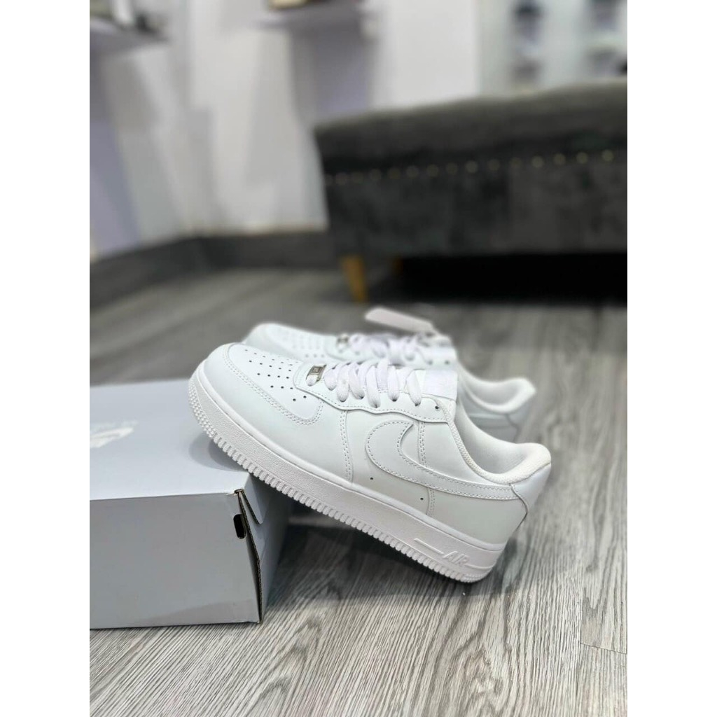 Giày _Nike Air Force 1 All White, giày Af1 full trắng bản S.Cấp trung full phụ kiện | BigBuy360 - bigbuy360.vn