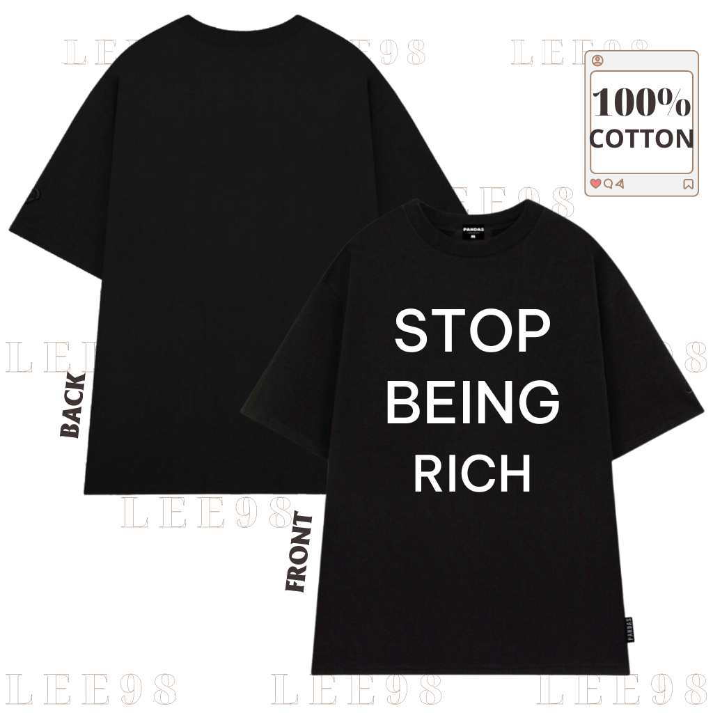 Áo in theo yêu cầu tay lỡ , áo thun unisex form rộng chất liệu cotton mềm mịn Lee98