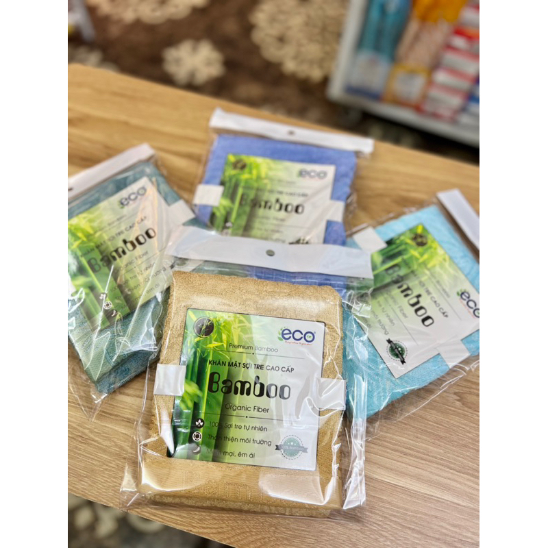 [ MT02 ] Khăn Mặt Sợi Tre Cao Cấp Eco Premium Bamboo Organic Fiber