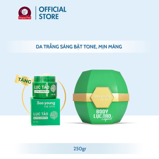  Kem Body Lục Tảo Soo Young Legend TẶNG Kích Trắng giúp dưỡng da trắng mịn, bảo vệ da 250g