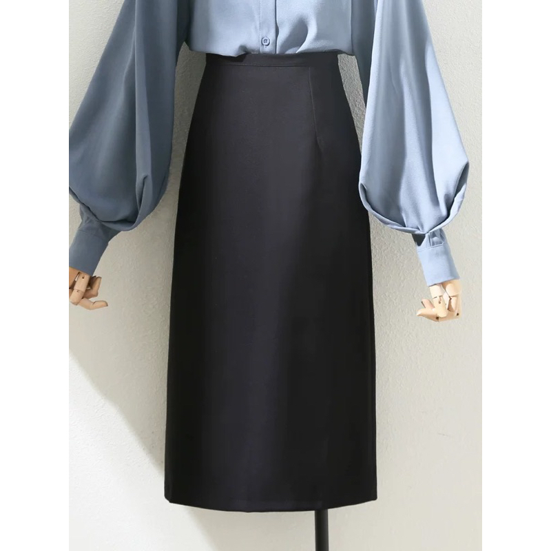 Chân váy chữ A dài 65cm 2 lớp váy công sở đẹp M78