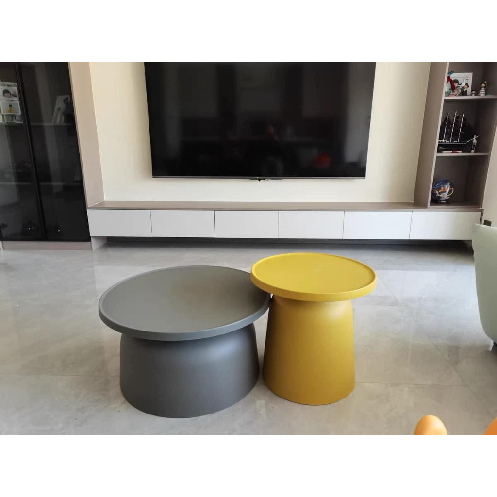 Bàn tròn decor phòng trà nhựa PP nhập khẩu
