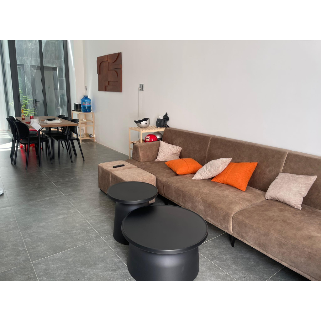 Bàn tròn decor phòng trà nhựa PP nhập khẩu