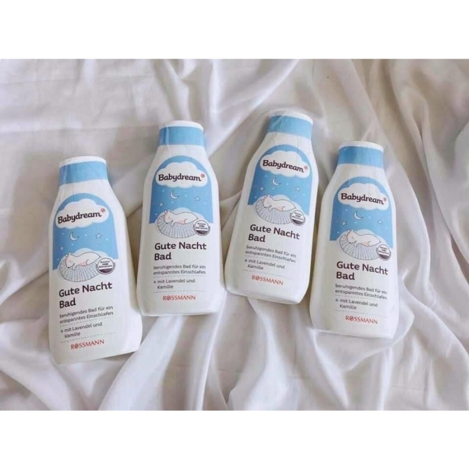 Sữa tắm Baby Dream Gute Nacht Bad 500ml Nội địa Đức giúp bé ngủ ngon
