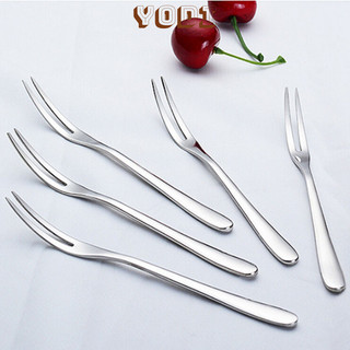 Combo 10 nĩa ăn trái cây, set 10 nĩa nhỏ đầu 2 răng chất liệu inox chống gỉ set, nĩa dĩa dặn sang trọng cầm chắc tay.