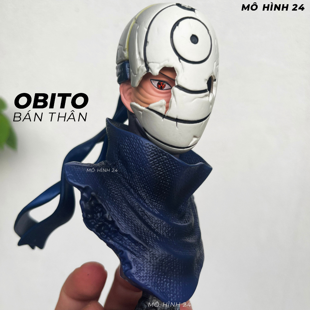 ✅ Mô hình Obito bán thân dercor tượng figure naruto uchiha obito lục đạo ubito giá rẻ sharingan mặt nạ trắng