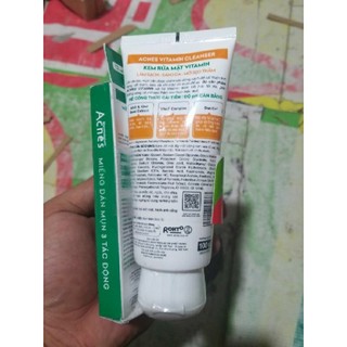 (Combo 3 Tuýp)  Sữa rửa mặt Acnes 100g