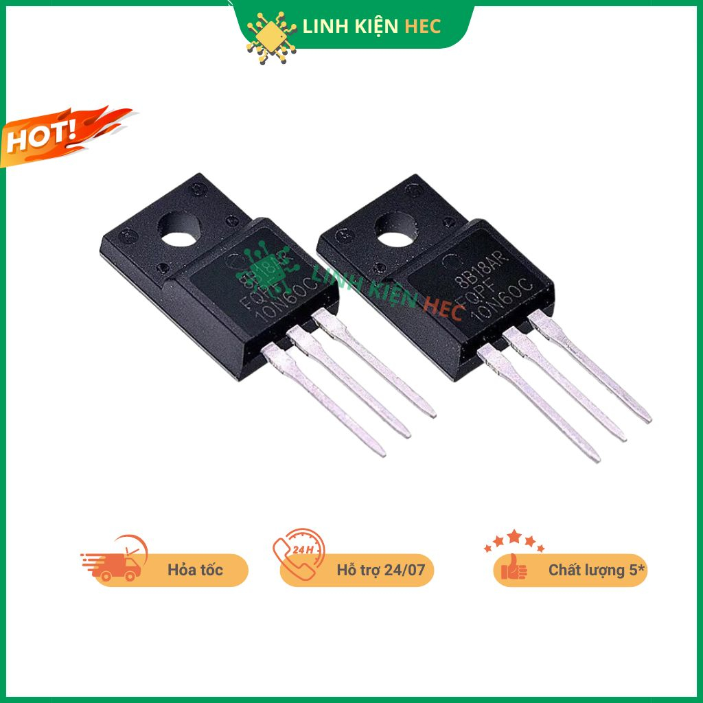 Mosfet 4N60 5N60 6N60 8N60 10N60 20N60 lưng nhựa chất lượng cao linh kiện hec