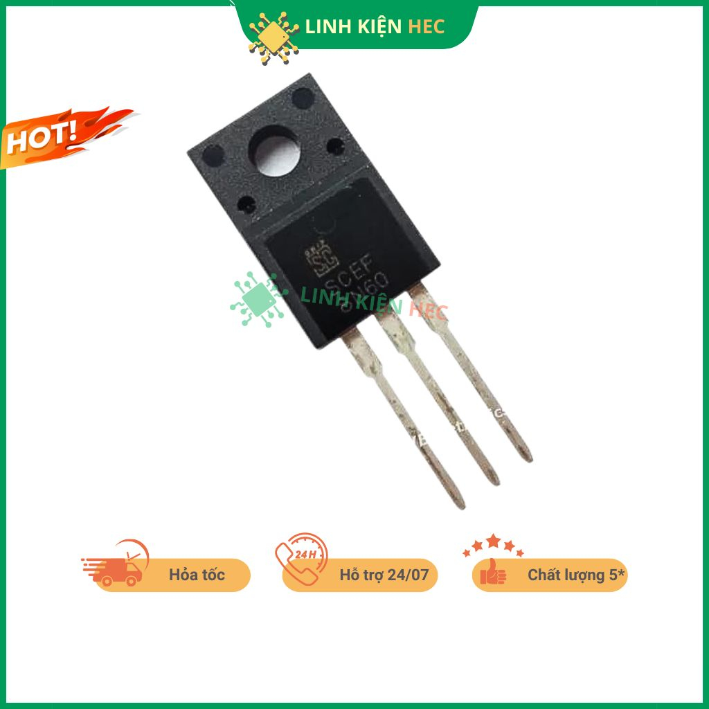 Mosfet 4N60 5N60 6N60 8N60 10N60 20N60 lưng nhựa chất lượng cao linh kiện hec