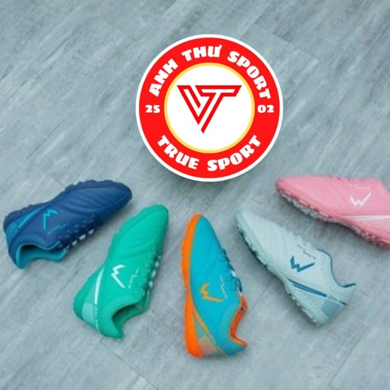 Giầy đá bóng giầy bóng đá trẻ em wika qh19 sân cỏ nhân tạp chính hãng