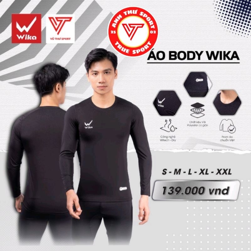 Quần áo body, Quần áo giữ nhiệt wika ( Hàng chính hãng chất lượng tuyệt đối)