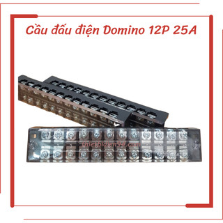 Cầu đấu điện tb2512 domino 25a loại 12p