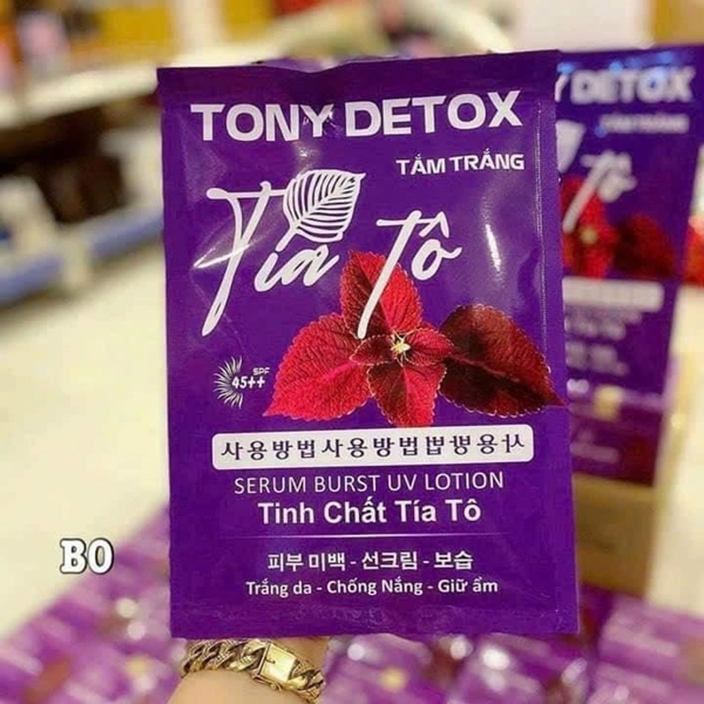 Tắm Trắng Tía Tô Xịn