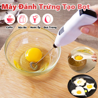[ Dùng pin AA ] Máy tạo bọt Cafe Máy đánh cafe tạo bọt- cây đánh trứng, đánh kem, cafe, trà sữa tự pha di động.