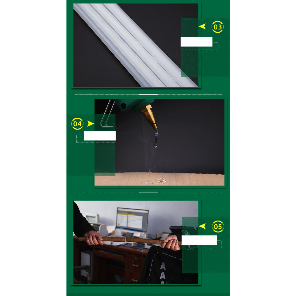 Combo 5,10, 20 cây keo nến dùng cho máy bắn keo loại 11mm, dài 22cm Tuosen