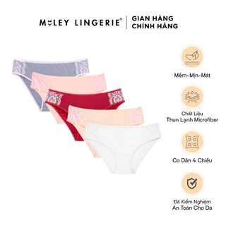 Combo 5 Quần Lót thun Lạnh Ren Sườn Active Miley Lingerie FMM05 - Giao Màu Ngẫu Nhiên