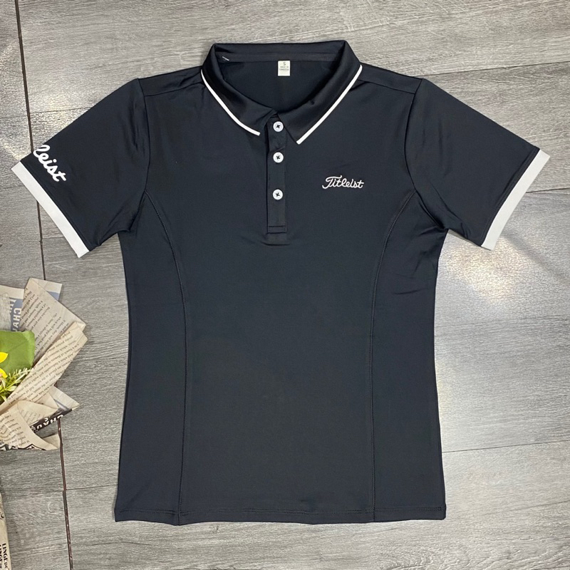 Áo thể thao nữ có cổ chơi golf, tennis, cầu lông nữ chất thun co giãn 4 chiều mịn mát