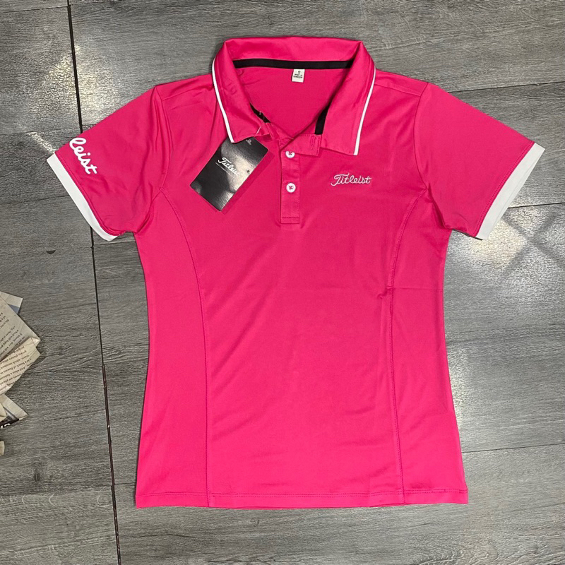 Áo thể thao nữ có cổ chơi golf, tennis, cầu lông nữ chất thun co giãn 4 chiều mịn mát