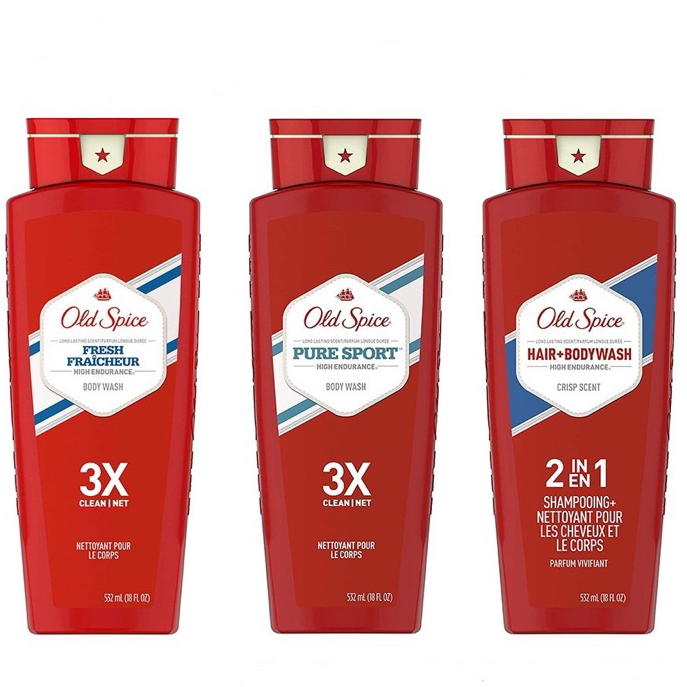 Sữa tắm nam Old Spice Fresh 532ml