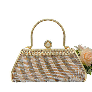  Túi Xách Nữ  đính đá lấp lánh - Túi Cầm Tay Nữ - Clutch Đi Tiệc - Túi cốp đá quảng châu  T20  Túi Tặng Bà Tặng Mẹ Đi Ti 