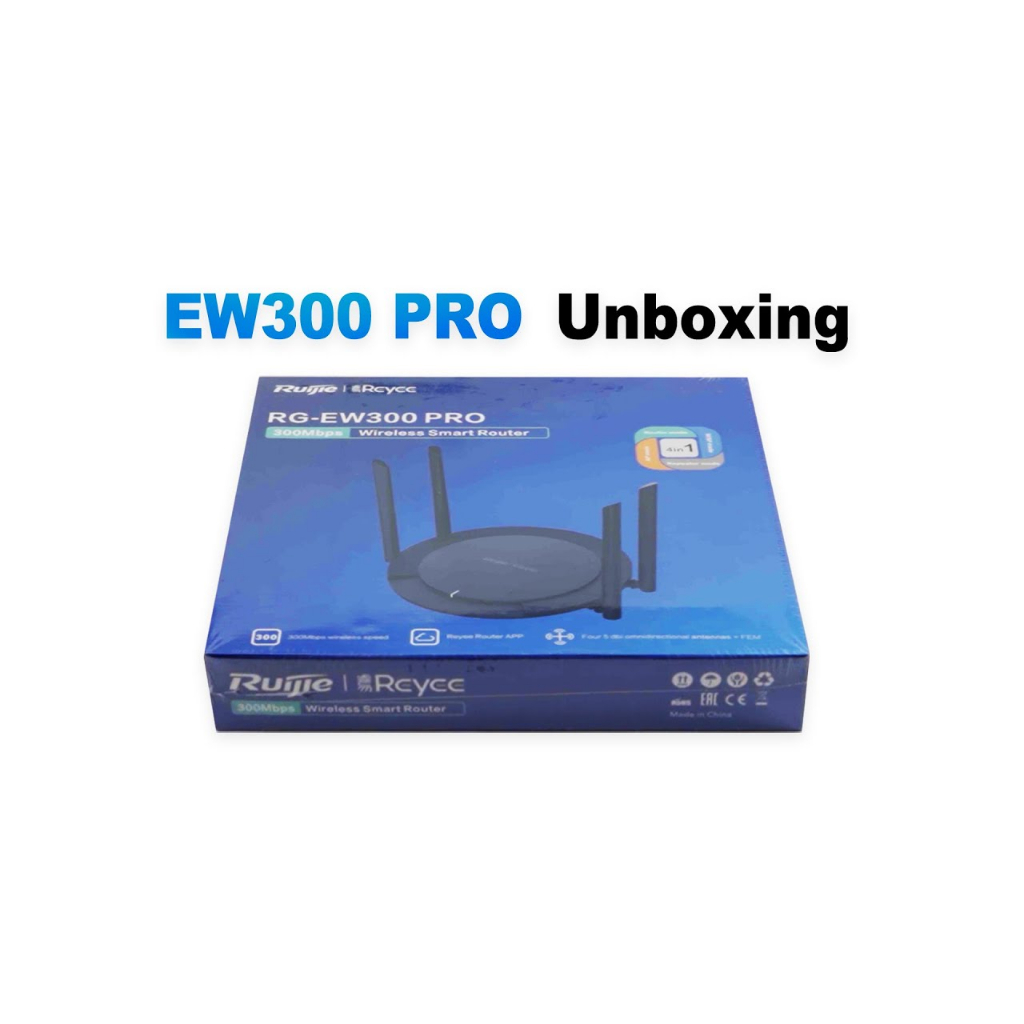 Bộ Phát Wifi Ruijie RG-EW300 PRO 300Mbps - Wireless Smart Router Hàng Chính Hãng