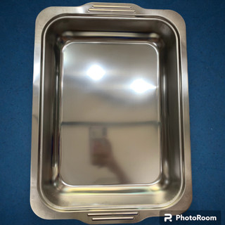 Khay inox hình chữ nhật Mâm inox Khay đựng thức ăn Khay mâm Inox phục vụ