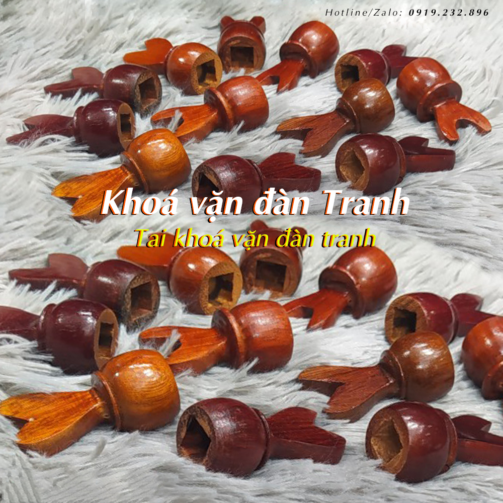 Khoá Lên Dây Tranh - Khoá Sắt - Khóa Gỗ Êm Tay - Bảo Vệ chốt Đàn